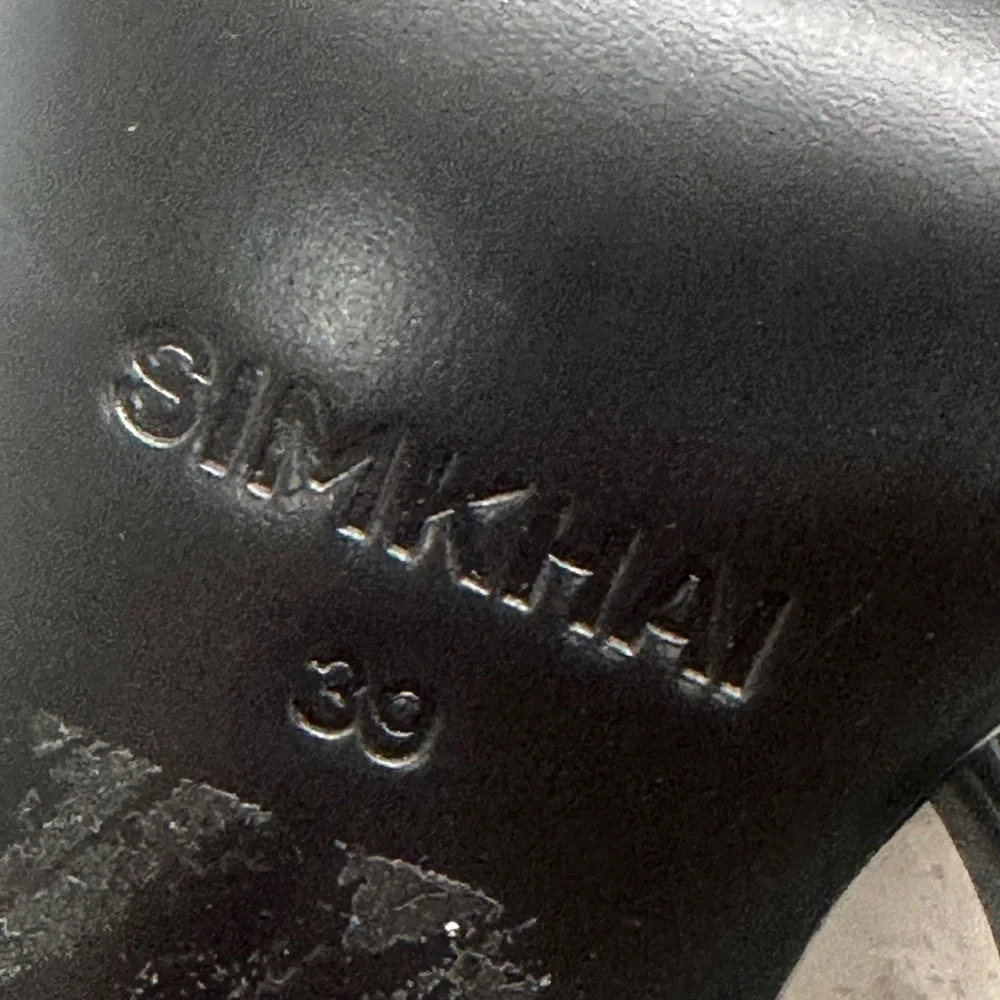 Simkhai Siren Black Patent 4 inch High Heels size 39 - Picture 9 of 11